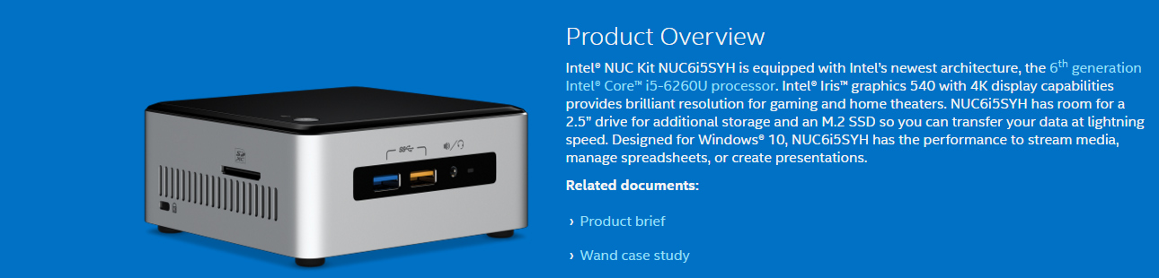 Intel NUC NUC6i5SYH