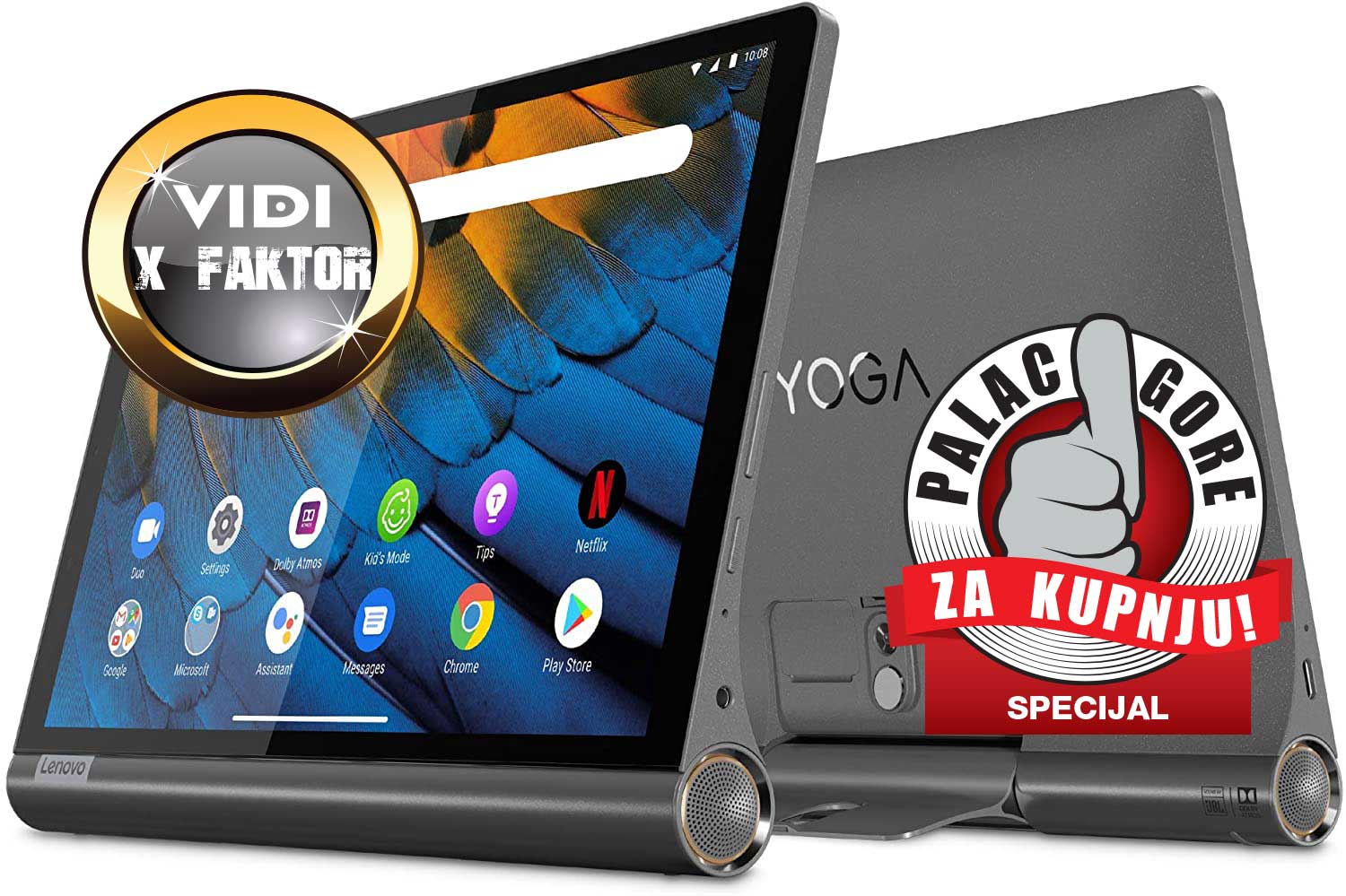 Lenovo Yoga Smart Tab s markicama