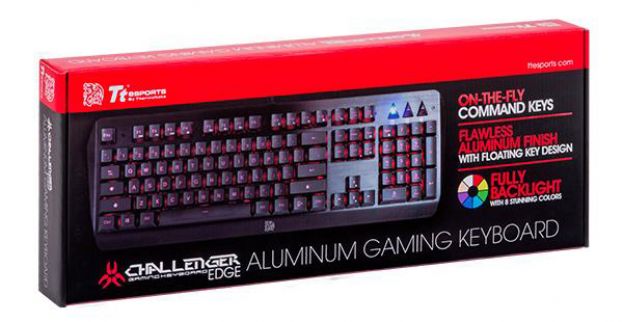 Thermaltakeova nova tipkovnica Challenger Edge s membranskim switchevima košta 40 dolara