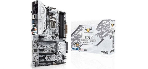 Asusova Sabertooth Z170 S matična ploča dolazi s arktičkim dizajnom