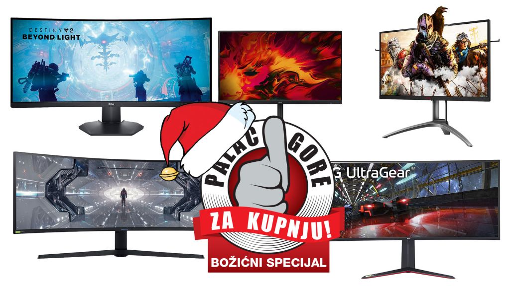 Božićni palac gore za kupnju: Koji gaming monitor kupiti?
