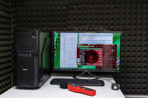 VIDILab gluha soba  U kojoj smo zvukomjerom precizno izmjerili buku koju konfiguracija proizvodi