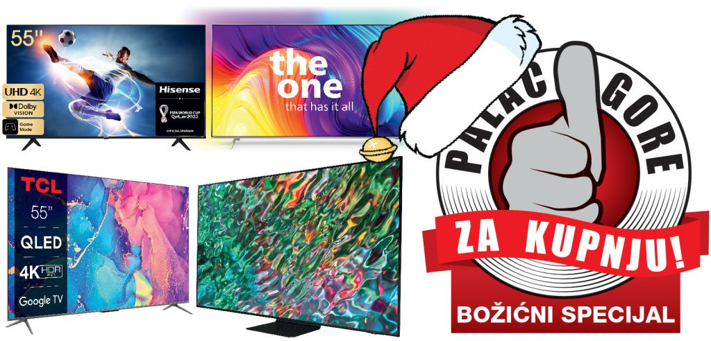 Božićni palac gore za kupnju: Koji televizor kupiti?