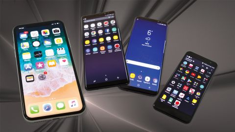 Apple iPhone X vs Samsung Galaxy Note 8 vs Galaxy S8+ vs HTC U11